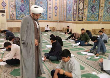 گزارش تصویری برگزاری آزمون  ورودی در حوزه علمیه استان مازندران