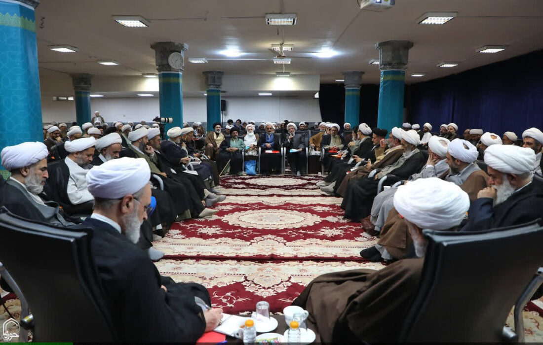 گزارش ویدوئوی و تصویری/ نشست اساتید فلسفه حوزه های علمیه با آیت الله اعرافی