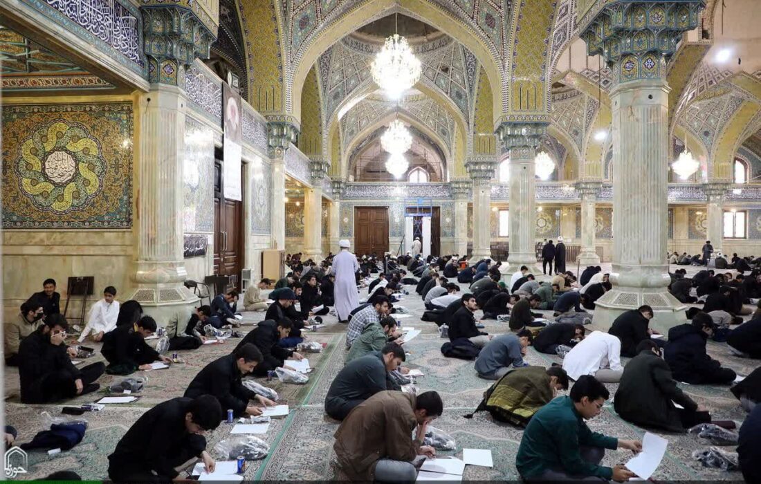 گزارش تصویری از برگزاری مرحله استانی مسابقات علمی (المپیاد) حوزه‌های علمیه سراسر کشور