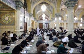 گزارش تصویری از برگزاری مرحله استانی مسابقات علمی (المپیاد) حوزه‌های علمیه سراسر کشور