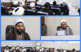 اجلاسیه معاونان آموزش مدارس علمیه استان مازندران با حضور و سخنرانی مدیر حوزه علمیه استان